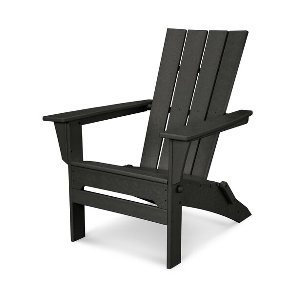 POLYWOOD Quattro Recycled Plastic Folding Adirondack Chair Reviews   Quattro Recycled Plastic Folding Adirondack Chair 